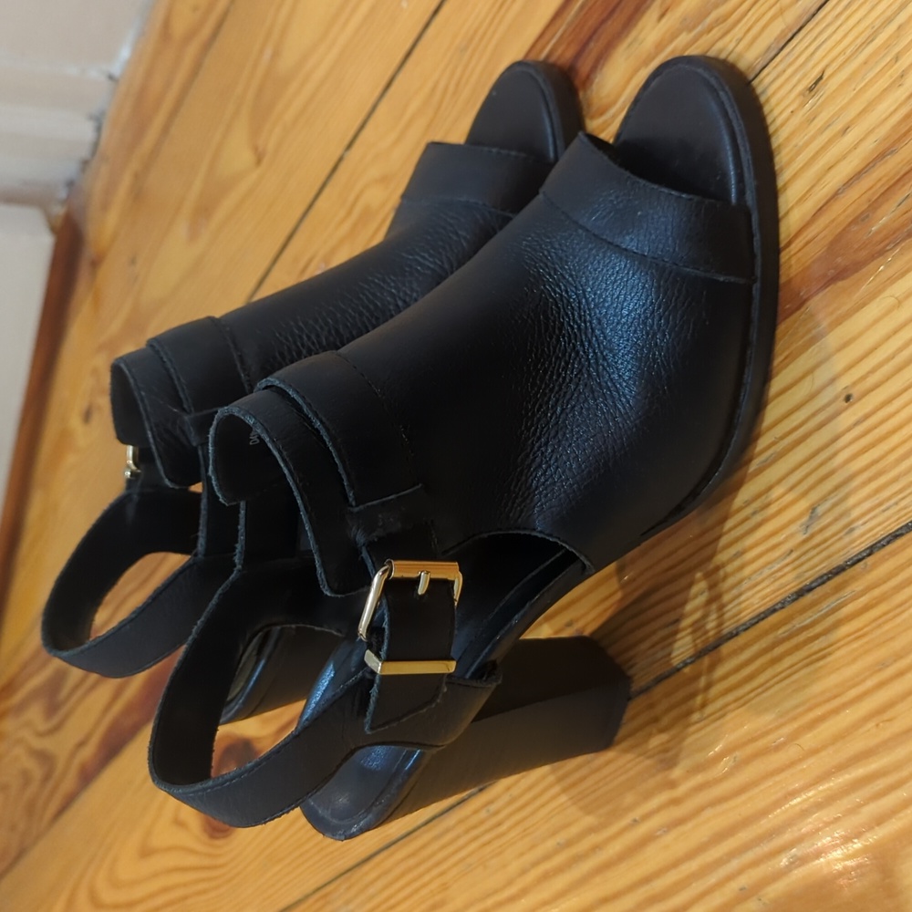 Cole Haan - Black Peep Toe Heel